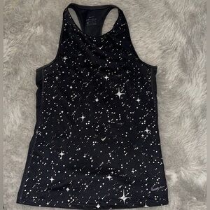 Nike Dri Fit Silver Sparkle Stars Tank Top XS - BRAND NEW WITHOUT TAGS - ⭐️CUTE